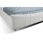 Lit en cuir italien de luxe CAMILLE, blanc, 180x200 Lit en cuir italien de luxe CAMILLE, blanc, 180x200