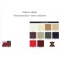 1er paiement de la commande: Canapé CATANIA 3 places en cuir Prestige Luxe haut de gamme italien rouge et écru en couleur second 1er paiement de la commande: Canapé CATANIA 3 places en cuir Prestige Luxe haut de gamme italien rouge et écru en couleur second