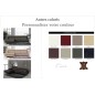 2eme paiement de la commande : Canapé d'angle cuir buffle italien 5 places , sardaigne, couleur personnalisée, angle gauche, Cho