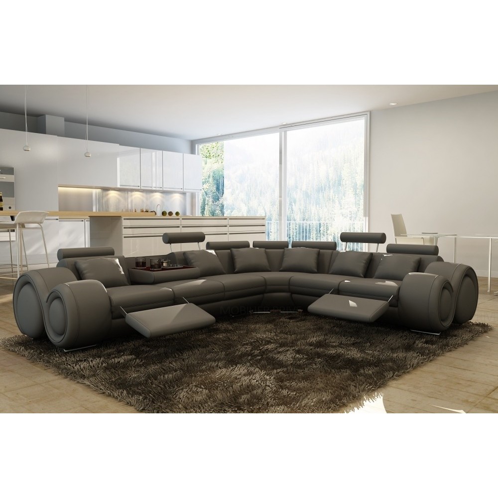 2eme paiement de la commande: Canapé d'angle en cuir italien 7 places excelia, gris foncé. 2 poufs offerts, angle droit, 6x sans 2eme paiement de la commande: Canapé d'angle en cuir italien 7 places excelia, gris foncé. 2 poufs offerts, angle droit, 6x sans