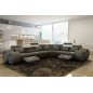 2eme paiement de la commande: Canapé d'angle en cuir italien 7 places excelia, gris foncé. 2 poufs offerts, angle droit, 6x sans 2eme paiement de la commande: Canapé d'angle en cuir italien 7 places excelia, gris foncé. 2 poufs offerts, angle droit, 6x sans