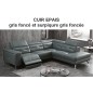 Récapitulatif: Canapé d'angle avec un relax électrique en cuir EPAIS buffle italien de luxe 6 places REVOLAX gris foncé, surpiqu Récapitulatif: Canapé d'angle avec un relax électrique en cuir EPAIS buffle italien de luxe 6 places REVOLAX gris foncé, surpiqu