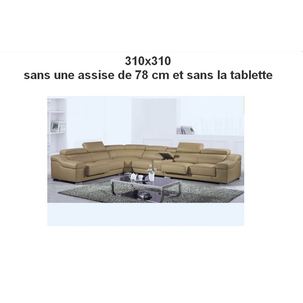 Recapitulatif de la commande sur mesure personnalisée: Canapé d'angle en cuir buffle italien de luxe LONDRES beige sur mesure, 3 Recapitulatif de la commande sur mesure personnalisée: Canapé d'angle en cuir buffle italien de luxe LONDRES beige sur mesure, 3