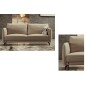 1er paiement de la commande: Ensemble composé d'un canapé 3 places et d'un fauteuil en cuir italien buffle romeo, beige, 6x sans 1er paiement de la commande: Ensemble composé d'un canapé 3 places et d'un fauteuil en cuir italien buffle romeo, beige, 6x sans