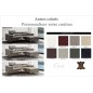Canapé d'angle en cuir italien de luxe 5 places DILO, couleur personnalisée, angle droit Canapé d'angle en cuir italien de luxe 5 places DILO, couleur personnalisée, angle droit