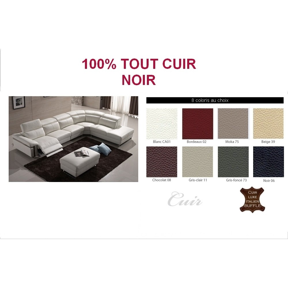 récapitulatif commande: Canapé d'angle relax en 100% TOUT cuir véritable buffle italien, de luxe relaxino, noir, angle droit, 6x récapitulatif commande: Canapé d'angle relax en 100% TOUT cuir véritable buffle italien, de luxe relaxino, noir, angle droit, 6x