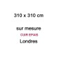2eme PAIEMENT: Commande sur mesure: canapé d'angle en cuir buffle italien de luxe londres NOIR, personnalisé sur mesure, sans ba
