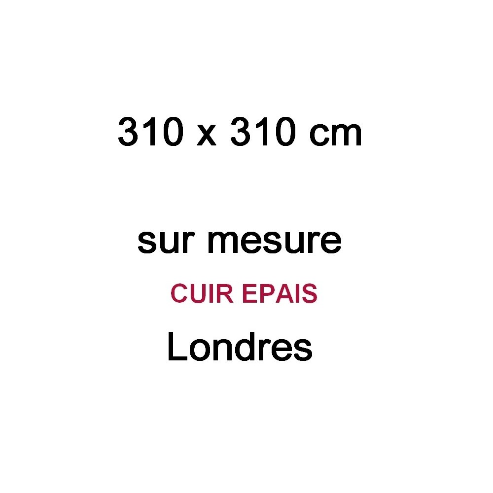 Récapitulatif: Commande sur mesure: canapé d'angle en cuir EPAIS buffle italien de luxe londres NOIR, personnalisé sur mesure, s