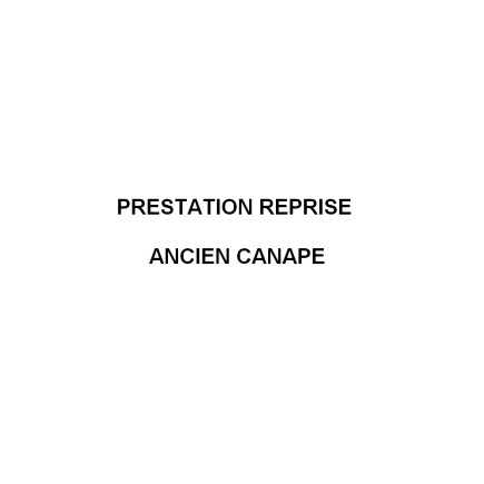 Prestation de reprise de l'ancien canapé