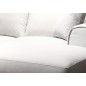 Canapé d'angle en cuir italien 5 places ENZO, blanc, angle droit Canapé d'angle en cuir italien 5 places ENZO, blanc, angle droit