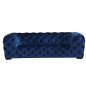 Canapé 4 places BELINA en tissu haut de gamme, coloris bleu Canapé 4 places BELINA en tissu haut de gamme, coloris bleu