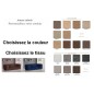 Canapé 4 places BELINA en tissu haut de gamme, couleur personnalisée