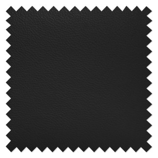 Canapé d'angle convertible en cuir italien de luxe 5 places ASTRID, noir, angle droit