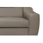 Canapé d'angle convertible en cuir italien de luxe 5 places ASTRID, taupe, angle gauche Canapé d'angle convertible en cuir italien de luxe 5 places ASTRID, taupe, angle gauche