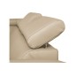 Canapé d'angle convertible en cuir italien de luxe 5 places ASTORIA, beige, angle gauche Canapé d'angle convertible en cuir italien de luxe 5 places ASTORIA, beige, angle gauche