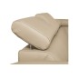 Canapé d'angle convertible en cuir italien de luxe 5 places ASTORIA, beige, angle droit Canapé d'angle convertible en cuir italien de luxe 5 places ASTORIA, beige, angle droit