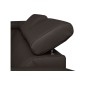 - Canapé d'angle convertible en cuir italien de luxe 5 places ASTORIA, chocolat, angle gauche - Canapé d'angle convertible en cuir italien de luxe 5 places ASTORIA, chocolat, angle gauche
