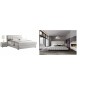 1er paiement: Lit design en cuir italien de luxe berta, blanc, 140x190, avec sommier à lattes. Lit design en cuir italien de lux 1er paiement: Lit design en cuir italien de luxe berta, blanc, 140x190, avec sommier à lattes. Lit design en cuir italien de lux