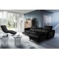 Canapé d'angle relax en cuir de luxe italien avec relax électrique, 5 places BERTONI, noir, angle droit Canapé d'angle relax en cuir de luxe italien avec relax électrique, 5 places BERTONI, noir, angle droit