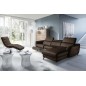 Canapé d'angle relax en cuir de luxe italien avec relax électrique, 5 places BERTONI, chocolat, angle droit Canapé d'angle relax en cuir de luxe italien avec relax électrique, 5 places BERTONI, chocolat, angle droit
