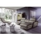 Canapé d'angle relax en cuir de luxe italien avec relax électrique, 5 places BERTONI, taupe, angle droit Canapé d'angle relax en cuir de luxe italien avec relax électrique, 5 places BERTONI, taupe, angle droit