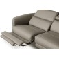 Canapé d'angle relax en cuir de luxe italien avec relax électrique, 5 places BERTONI, taupe, angle droit Canapé d'angle relax en cuir de luxe italien avec relax électrique, 5 places BERTONI, taupe, angle droit