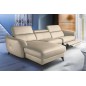 Canapé d'angle relax en cuir de luxe italien avec relax électrique, 5 places BERTONI, beige, angle gauche Canapé d'angle relax en cuir de luxe italien avec relax électrique, 5 places BERTONI, beige, angle gauche