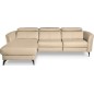 Canapé d'angle relax en cuir de luxe italien avec relax électrique, 5 places BERTONI, beige, angle gauche Canapé d'angle relax en cuir de luxe italien avec relax électrique, 5 places BERTONI, beige, angle gauche