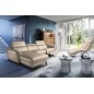 Canapé d'angle relax en cuir de luxe italien avec relax électrique, 5 places BERTONI, beige, angle gauche Canapé d'angle relax en cuir de luxe italien avec relax électrique, 5 places BERTONI, beige, angle gauche