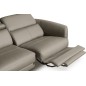- Canapé d'angle relax en cuir de luxe italien avec relax électrique, 5 places BERTONI, taupe, angle gauche - Canapé d'angle relax en cuir de luxe italien avec relax électrique, 5 places BERTONI, taupe, angle gauche