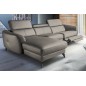 - Canapé d'angle relax en cuir de luxe italien avec relax électrique, 5 places BERTONI, taupe, angle gauche - Canapé d'angle relax en cuir de luxe italien avec relax électrique, 5 places BERTONI, taupe, angle gauche