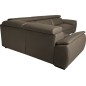 - Canapé d'angle en 100% cuir de luxe italien , 5 places Cintia, couleur taupe, angle gauche - Canapé d'angle en 100% cuir de luxe italien , 5 places Cintia, couleur taupe, angle gauche