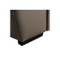 Canapé d'angle en 100% cuir de luxe italien , 5 places Cintia, couleur taupe, angle droit Canapé d'angle en 100% cuir de luxe italien , 5 places Cintia, couleur taupe, angle droit