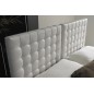 Lit en cuir italien de luxe DUO, blanc, 180x200 Lit en cuir italien de luxe DUO, blanc, 180x200