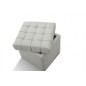 Lit en cuir italien de luxe DUO, blanc, 180x200 Lit en cuir italien de luxe DUO, blanc, 180x200