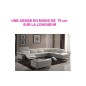 2eme PAIEMENT DE LA COMMANDE: Canapé d'angle relax en cuir buffle italien, de luxe RELAXINO, sur mesure personnalisé une assise