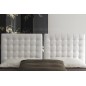 Lit en cuir italien de luxe DUO, blanc, 160x200 Lit en cuir italien de luxe DUO, blanc, 160x200