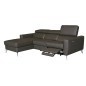 - Canapé d'angle en cuir italien de luxe 5 places BOTERO, avec relax électrique, chocolat, angle gauche - Canapé d'angle en cuir italien de luxe 5 places BOTERO, avec relax électrique, chocolat, angle gauche