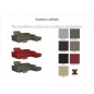 Canapé d'angle en cuir italien de luxe 5 places BOTERO, avec relax électrique, personnalisée, angle droit Canapé d'angle en cuir italien de luxe 5 places BOTERO, avec relax électrique, personnalisée, angle droit