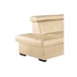 Canapé d'angle convertible en cuir italien de luxe 5/6 places TONY, avec coffre, beige, angle gauche Canapé d'angle convertible en cuir italien de luxe 5/6 places TONY, avec coffre, beige, angle gauche