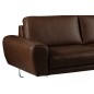 Canapé d'angle en 100% TOUT cuir italien de prestige 6/7 places SPENCER, chocolat, angle droit Canapé d'angle en 100% TOUT cuir italien de prestige 6/7 places SPENCER, chocolat, angle droit