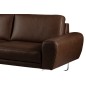 Canapé d'angle en 100% TOUT cuir italien de prestige 6/7 places SPENCER, chocolat, angle gauche Canapé d'angle en 100% TOUT cuir italien de prestige 6/7 places SPENCER, chocolat, angle gauche