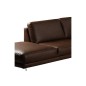 Canapé d'angle en 100% TOUT cuir italien de prestige 6/7 places SPENCER, chocolat, angle gauche Canapé d'angle en 100% TOUT cuir italien de prestige 6/7 places SPENCER, chocolat, angle gauche