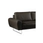 Canapé d'angle en 100% TOUT cuir italien de prestige 6/7 places SPENCER, noir, angle droit Canapé d'angle en 100% TOUT cuir italien de prestige 6/7 places SPENCER, noir, angle droit