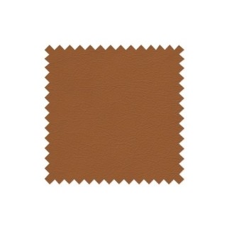 Canapé d'angle en 100% TOUT cuir italien de prestige 6/7 places SPENCER, marron cognac, angle droit