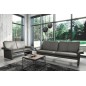 Ensemble Canapé 3 places et 2 places en 100% tout cuir italien vachette COMO, gris foncé Ensemble Canapé 3 places et 2 places en 100% tout cuir italien vachette COMO, gris foncé
