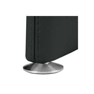Ensemble Canapé 3 places et 2 places en 100% tout cuir italien vachette COMO, gris foncé