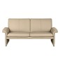 Ensemble Canapé 3 places et 2 places en 100% tout cuir italien vachette COMO, beige