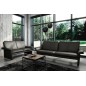 Ensemble Canapé 3 places et 2 places en 100% tout cuir italien vachette COMO, taupe