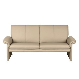 Ensemble Canapé 3 places et 2 places en 100% tout cuir italien vachette COMO, taupe
